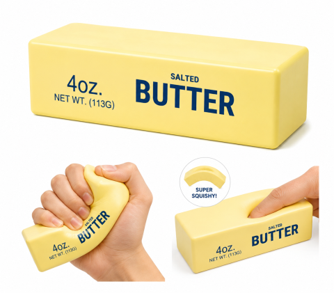 Jucarii Virale - Mini Butter Squishy - Jucarie Antistres tip Baton de Unt