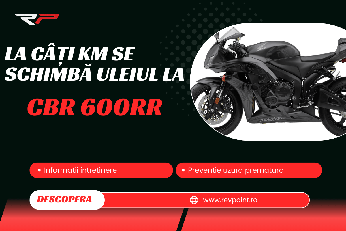 La câți km se schimbă uleiul la Honda CBR 600RR?