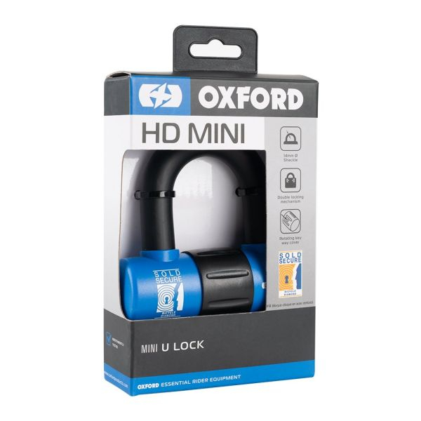 Antifurt OXFORD HD Mini – U‑Lock 14 mm – Albastru [8]