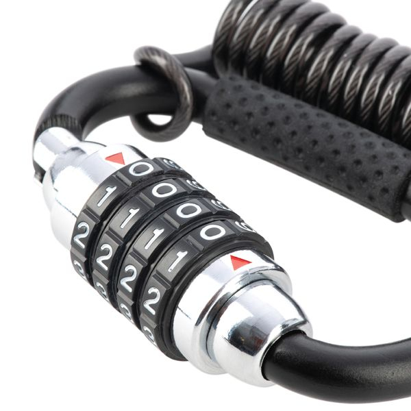 Antifurt OXFORD LidLock – Cablu pentru fixarea căștii – Negru [2]