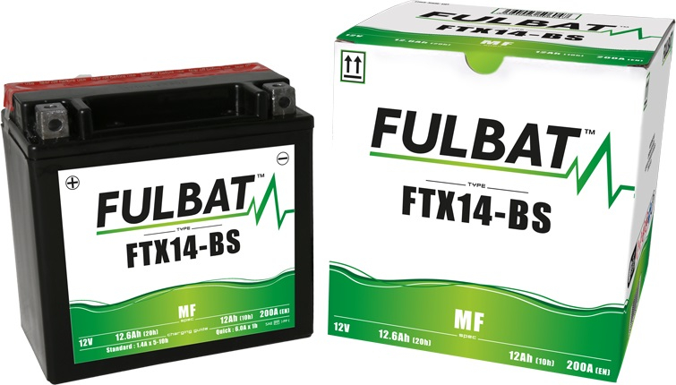 Baterie fără întreținere FULBAT FTX14‑BS (YTX14‑BS) [2]