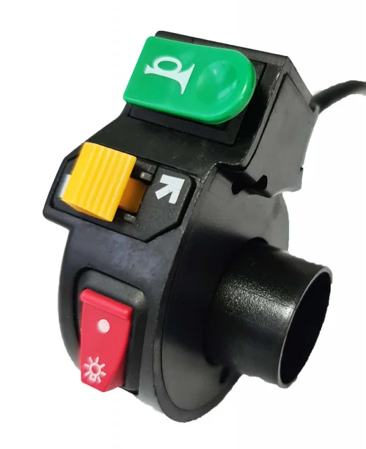 Bloc lumini scuter electric CityCoco (60V) – pentru ghidon 22 mm, cu lumini, semnalizare și claxon [3]