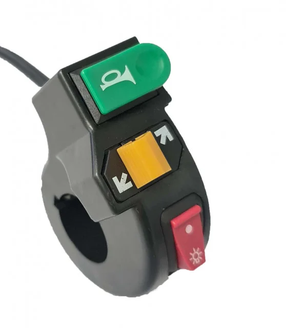 Bloc lumini scuter electric CityCoco (60V) – pentru ghidon 22 mm, cu lumini, semnalizare și claxon [4]