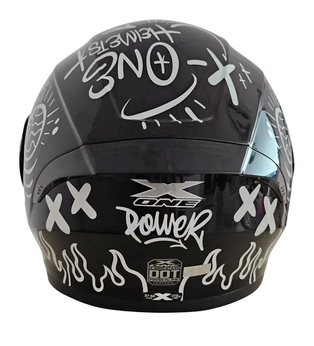 Cască moto X‑ONE X‑3000 GT X‑PEED – Modulară, Negru, Mărimea XL (61 cm) [4]