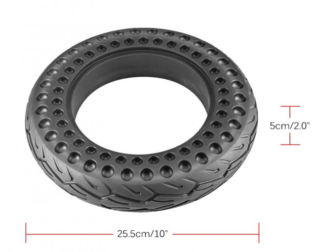 Cauciuc solid trotinetă electrică 10 inch – 10 × 2 [3]