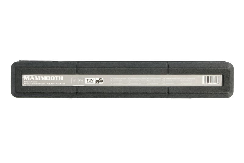 Cheie dinamometrică MAMMOOTH – 1/2", 40–210 Nm, capete 17/19/21 mm, 44 cm, pentru roți [5]