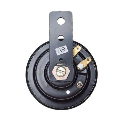 Claxon metalic universal 6V Ø87mm – compatibil WSK, MZ, JAWA, SIMSON, ATV, scuter [2]