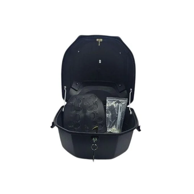 Cutie portbagaj 777 neagră 40L | Portbagaj scuter cu cheie și stop reflectorizant [5]
