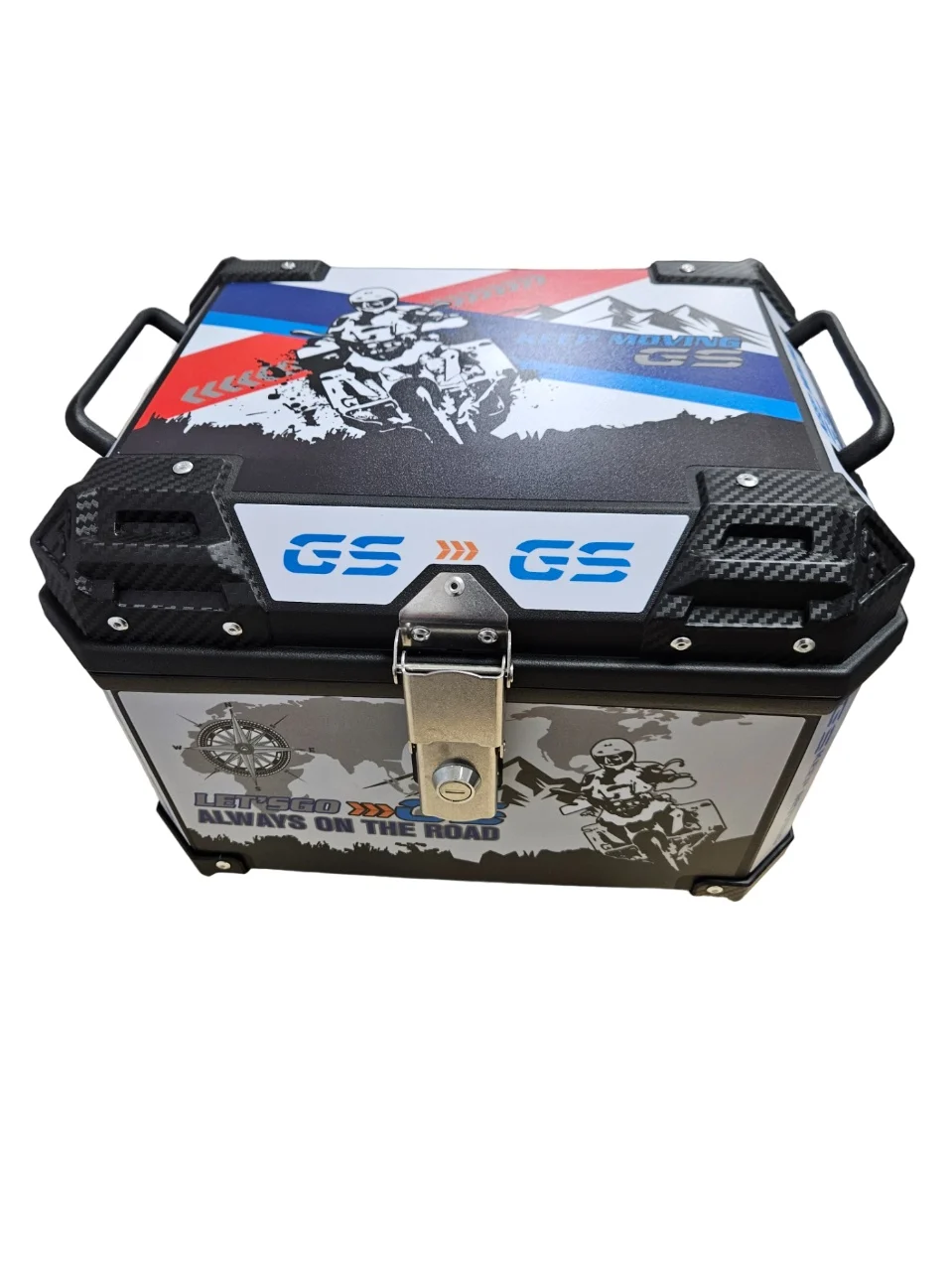 Cutie portbagaj Enduro 45L | Cutie moto cu închidere cu cheie și prindere inclusă [3]