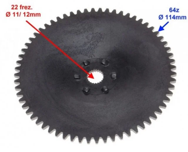 Fulie dințată variator Honda / Peugeot 50–100cc – Compatibilă modele 2T [2]