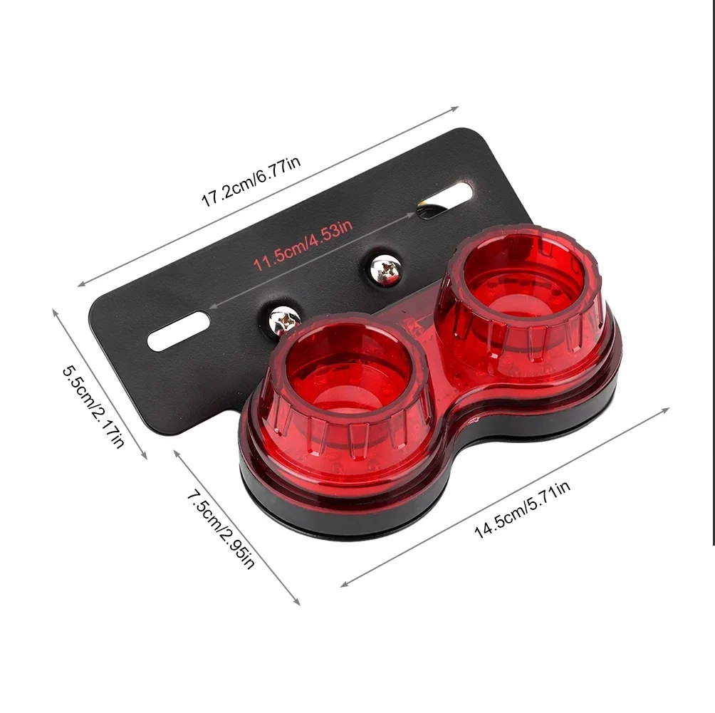 Lampa stop scuter Model 1 15×7 cm | Stop spate compact și rezistent [4]