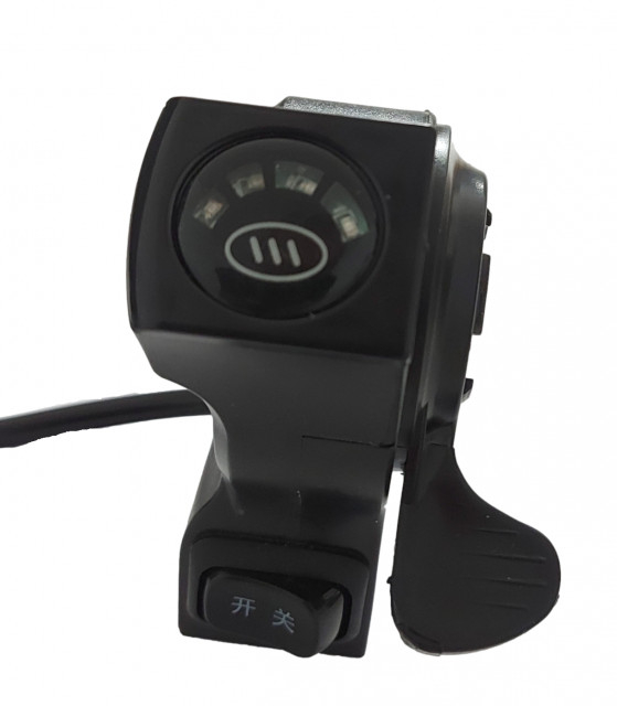 Manetă accelerație „la deget” pentru bicicletă / trotinetă electrică (Model 5) – 48V [2]