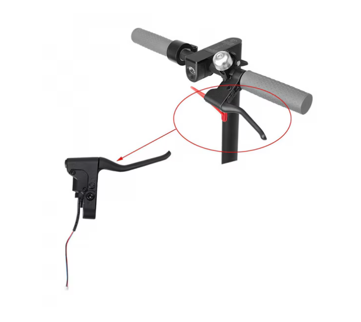 Manetă frână pentru trotinetă electrică Xiaomi / modele tip Xiaomi – negru [3]
