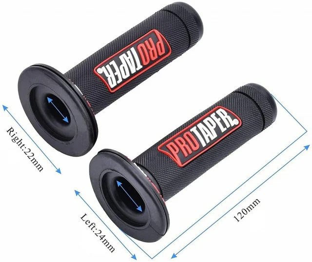 Mansoane accelerație cross Pro Taper – Roșii, Universal Moto/ATV [2]