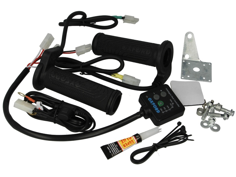 Mansoane Incalzite OXFORD HotGrips Premium Sports – 22 mm – 123 mm – Negru – Cu Termostat [3]