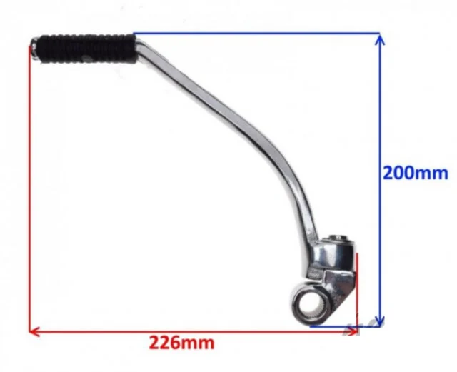 Pedală pornire Yamaha YBR 125cc – Kickstart metalic pentru motoare 125 4T [2]