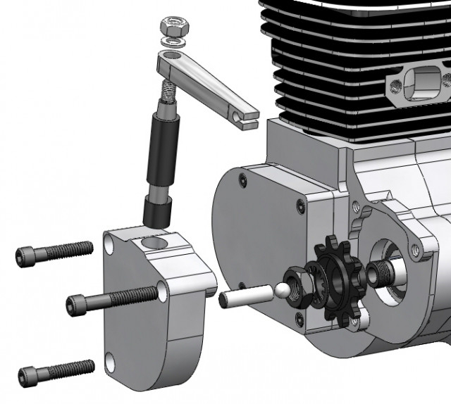 Pinion kit motor bicicletă [2]