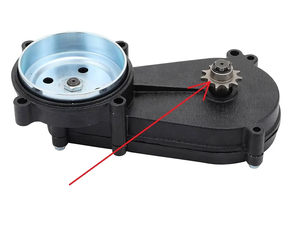 Pinion reductor Pocket Bike 11T – 31 mm diametru, compatibil 49–50cc 2T [2]