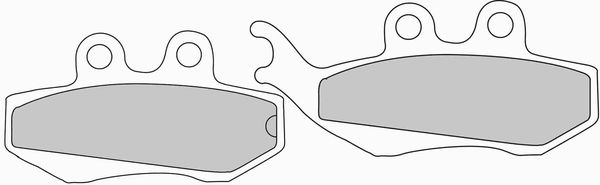 Plăcuțe Frână FERODO FDB677EF – Eco Friction – Aprilia / AJP 50–350 (1992–2014) [2]