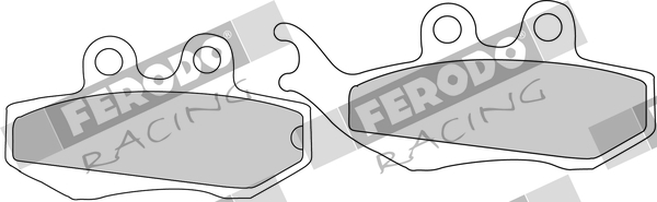 Plăcuțe Frână FERODO FDB677EF – Eco Friction – Aprilia / AJP 50–350 (1992–2014) [4]
