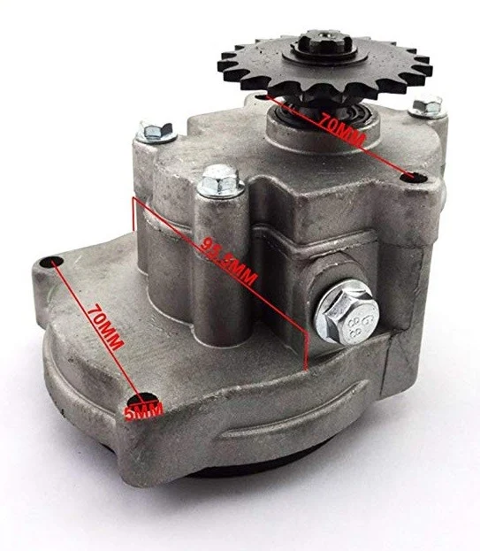 Reductor kit motor bicicletă 4 timpi – 20 dinți (raport 1:4) [2]