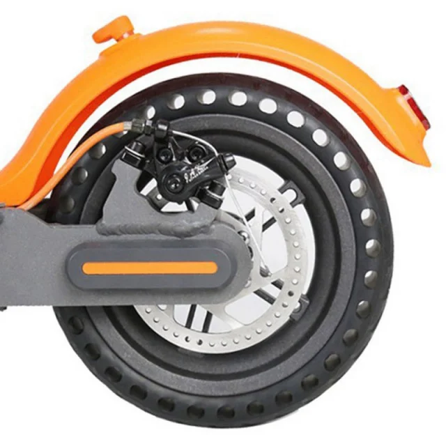 Roată spate trotinetă electrică 10 inch – cauciuc solid (complet asamblată) [3]