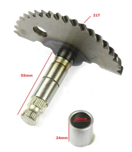 Semilună + bucșă scuter 4T 50–80cc – compatibil motoare chinezești GY6 [2]