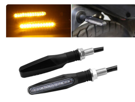 Semnale LED scuter tip bandă galbenă | Set 2 bucăți [3]