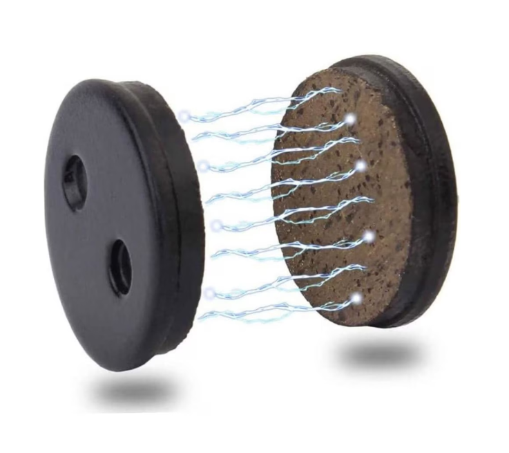 Set 2 plăcuțe frână 20×20 mm pentru trotinetă electrică Xiaomi M365 – metal + rășină, negru [3]