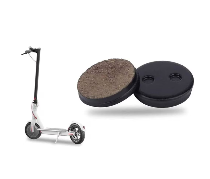Set 2 plăcuțe frână 20×20 mm pentru trotinetă electrică Xiaomi M365 – metal + rășină, negru [2]
