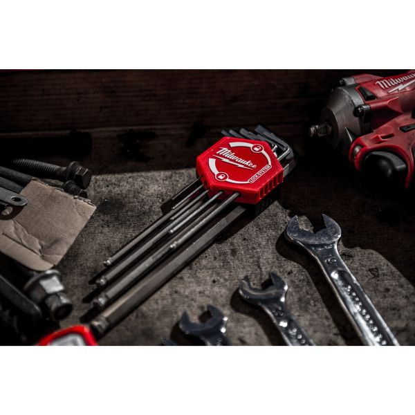 Set chei imbus Milwaukee HEX tip L – 9 buc, 1.5–10 mm [5]