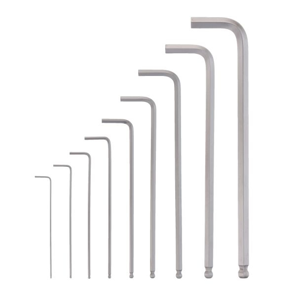 Set chei imbus Milwaukee HEX tip L – 9 buc, 1.5–10 mm [3]