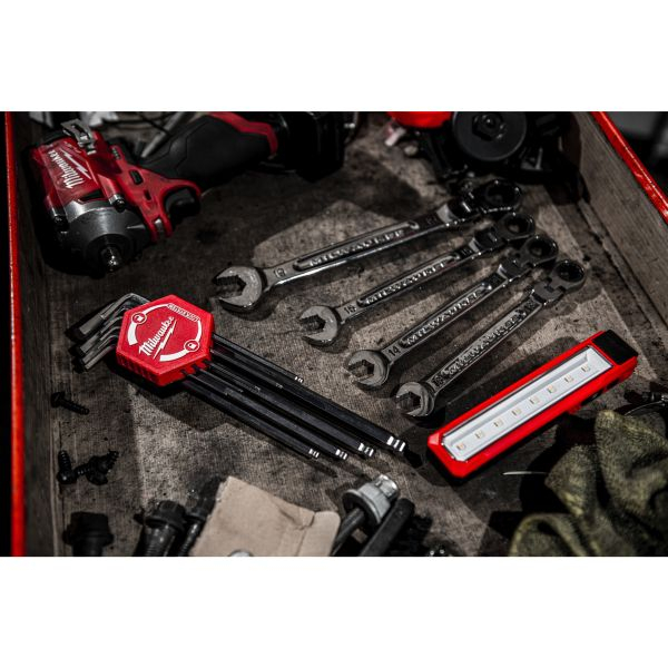 Set chei imbus Milwaukee HEX tip L – 9 buc, 1.5–10 mm [6]