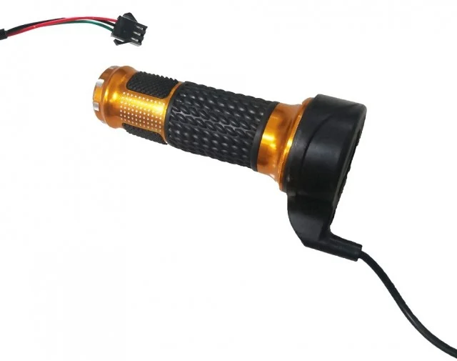 Set manete accelerație bicicletă / scuter electric – stânga + dreapta, Ø 22.5 mm [4]