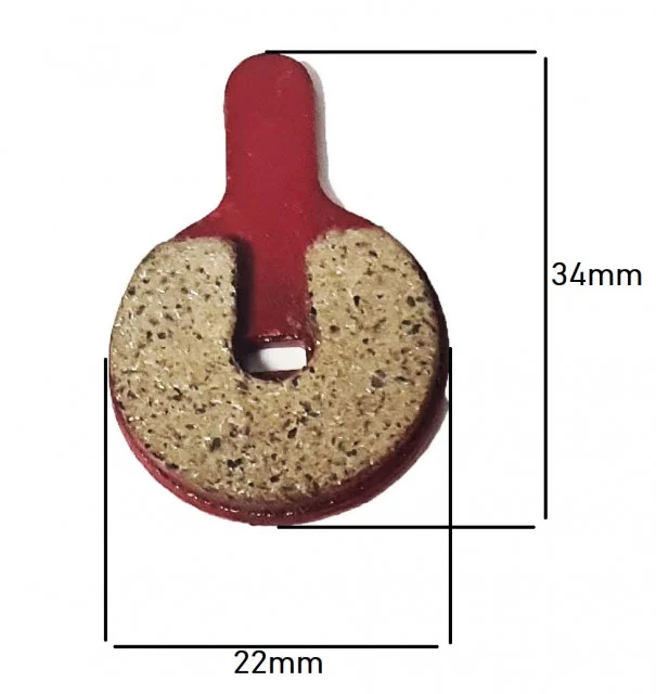 Set plăcuțe frână trotinetă electrică – model 3, compatibilitate universală [2]