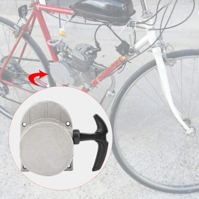 Sistem de pornire la sfoară demaror bicicletă cu motor 2 timpi [2]