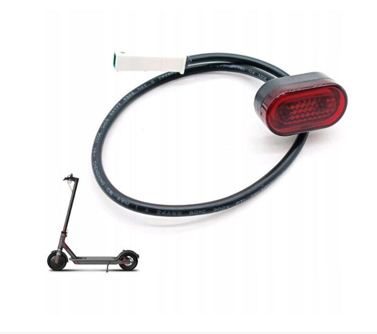 Stop frână LED pentru trotinetă electrică Xiaomi M365 / M365 Pro – lumină spate, negru [2]
