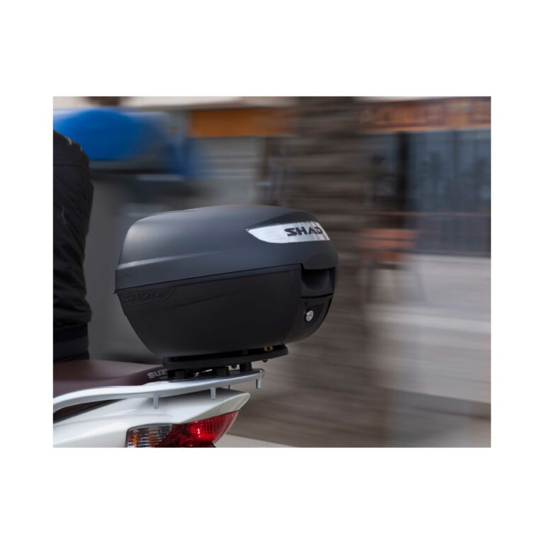 Top Case SHAD SH26 D0B26100 – 26L – Negru – Placă inclusă [4]