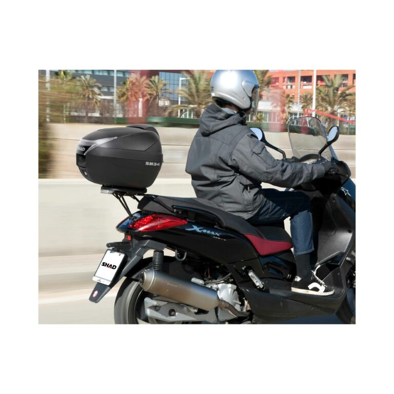 Top Case SHAD SH34 D0B34106 – 34L – Carbon – Placă inclusă [4]