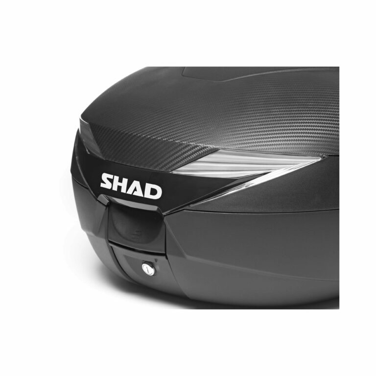 Top Case SHAD SH39 D0B39106 – 39L – Carbon – Placă inclusă [3]