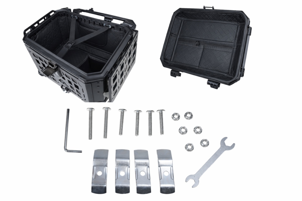 Top Case Touring Multifuncțional – 45 Litri, cu platforme laterale rabatabile [5]