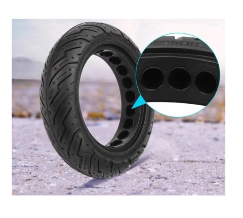 Anvelopă 10×2.5 inch (60/70‑6.5) – cauciuc plin tip fagure pentru trotinetă electrică [3]