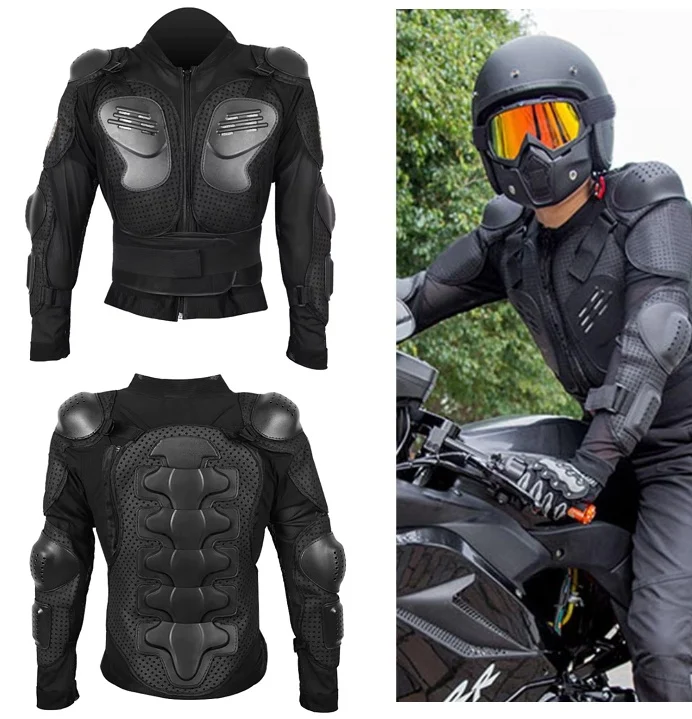 Armură moto – mărimea M, culoare neagră [2]
