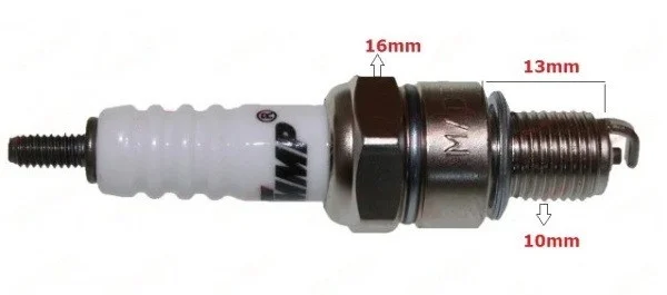 Bujie Moto / Scuter 4T Calotă Scurtă – Cod A7TC [1]