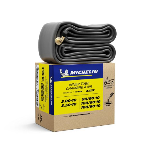 Piese & Consumabile scuter - Camera Anvelopa MICHELIN 100/80-10 / 3.00-10 / 3.50-10 – Valva 741 – 0° – Scuter