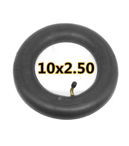 Cameră de aer 10×2.5 inch – valvă curbă 90° pentru trotinetă electrică ZERO / Quickvolt 10X [1]
