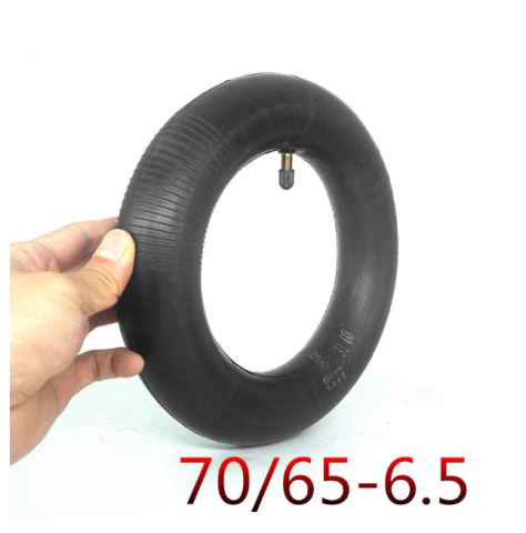 Cameră de aer 70/65‑6.5 pentru roată 10 inch – cauciuc, valvă standard, negru [1]