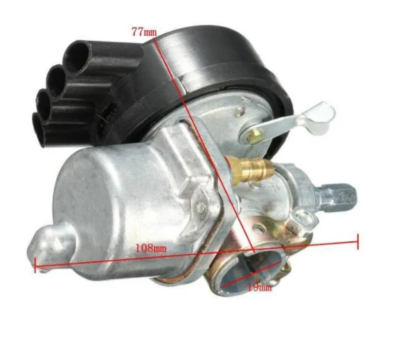 Carburator kit motor bicicletă 50cc [3]
