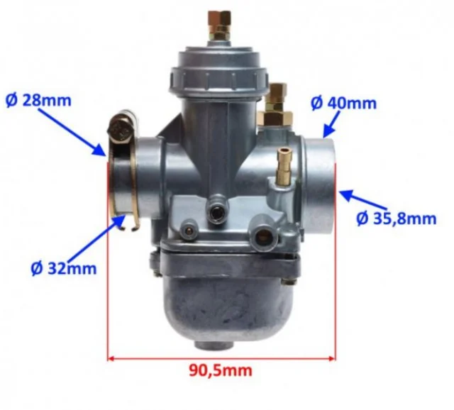Carburator motocicletă MZ 125 – model 24N2, compatibil 125cc [2]
