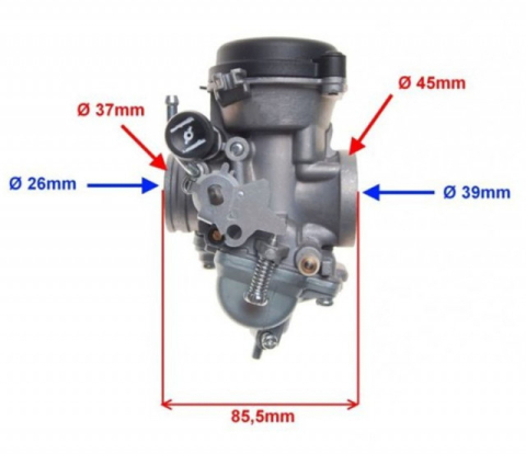 Carburator motocicletă Suzuki GN125 / GS125 / FZ16 – compatibil 125cc, model aftermarket [4]